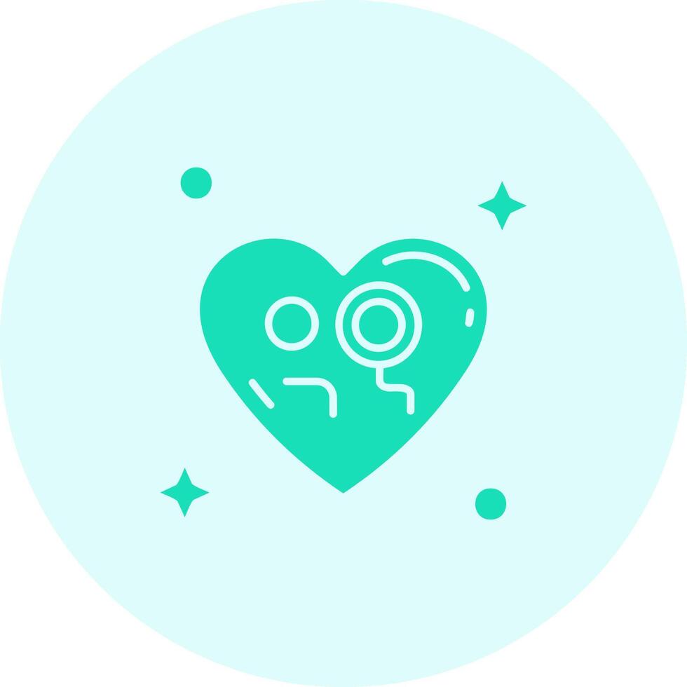 Monocle Solid duo tune Icon vector