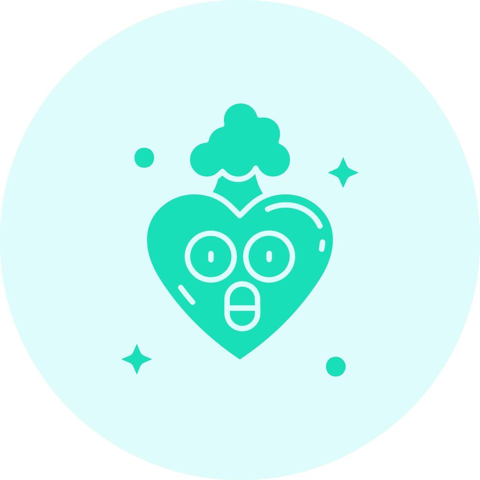 Exploding Solid duo tune Icon vector