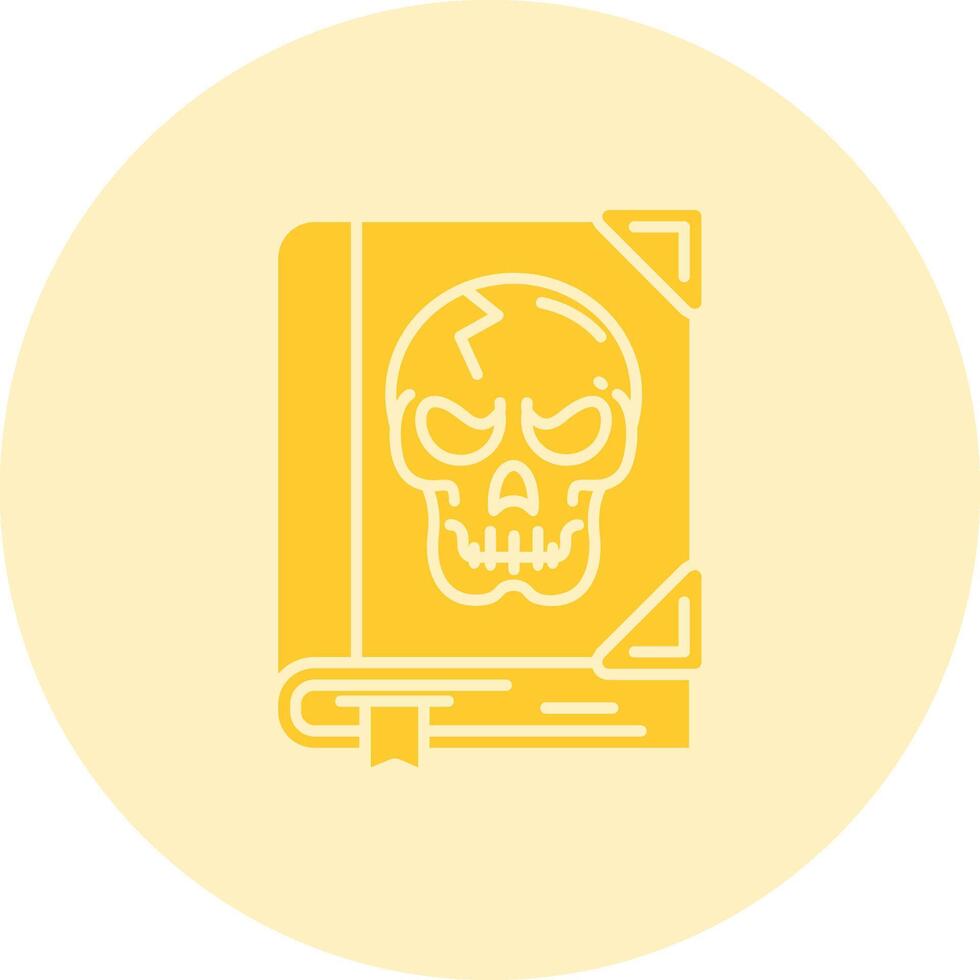 Horror Solid duo tune Icon vector