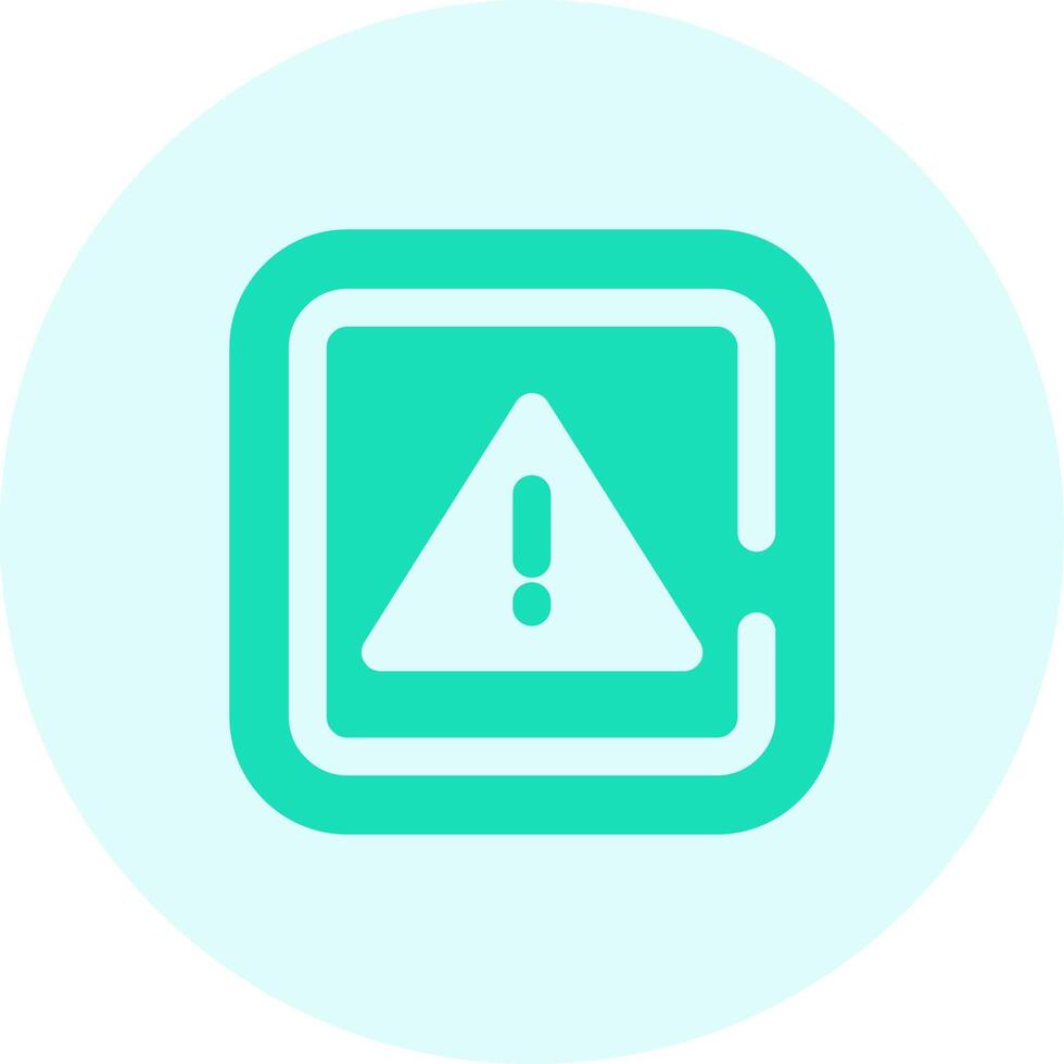 Alert Solid duo tune Icon vector