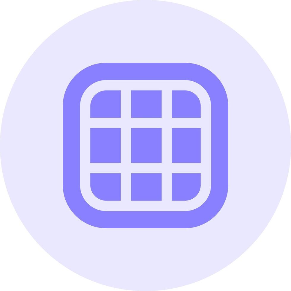 Layout Solid duo tune Icon vector