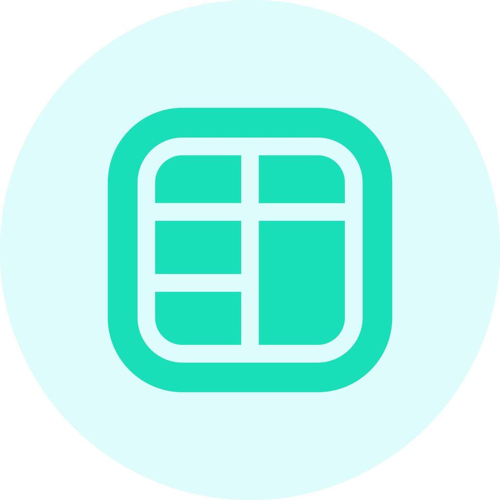 Layout Solid duo tune Icon vector