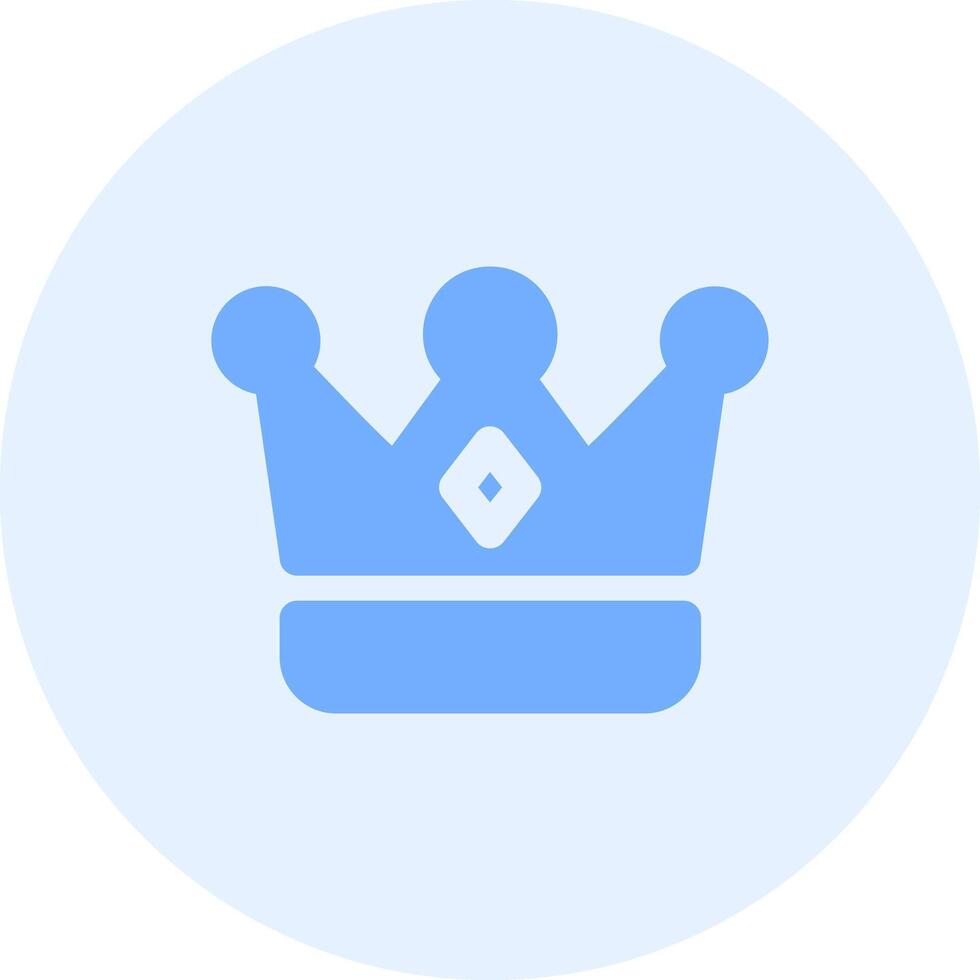 Crown Solid duo tune Icon vector