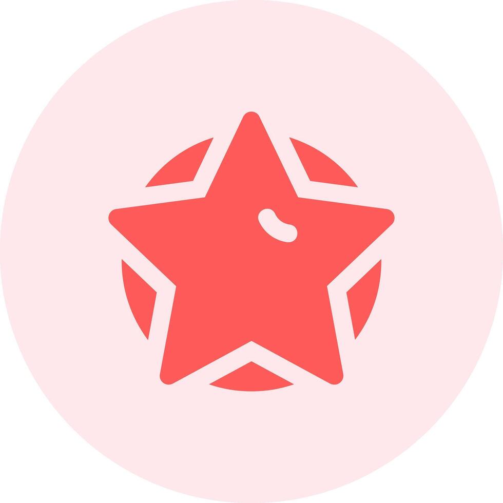 Star Solid duo tune Icon vector