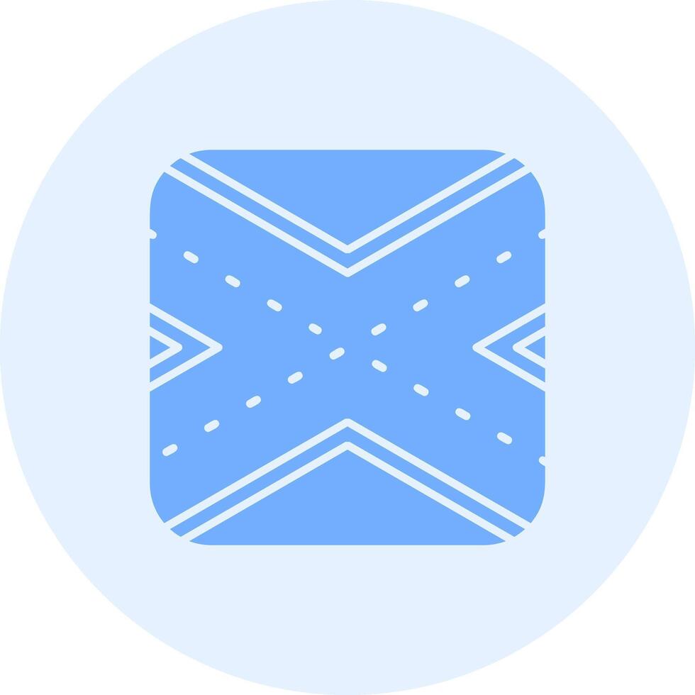 Runway Solid duo tune Icon vector