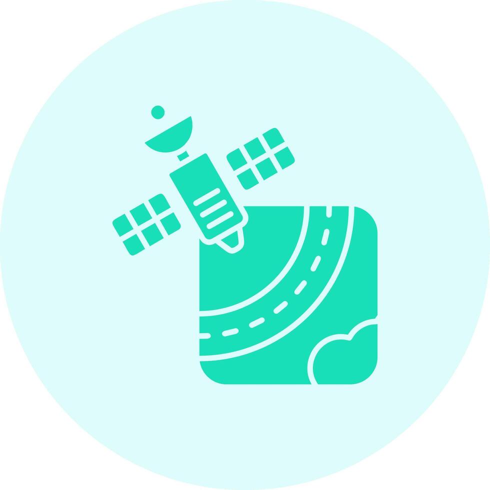 Gps Solid duo tune Icon vector