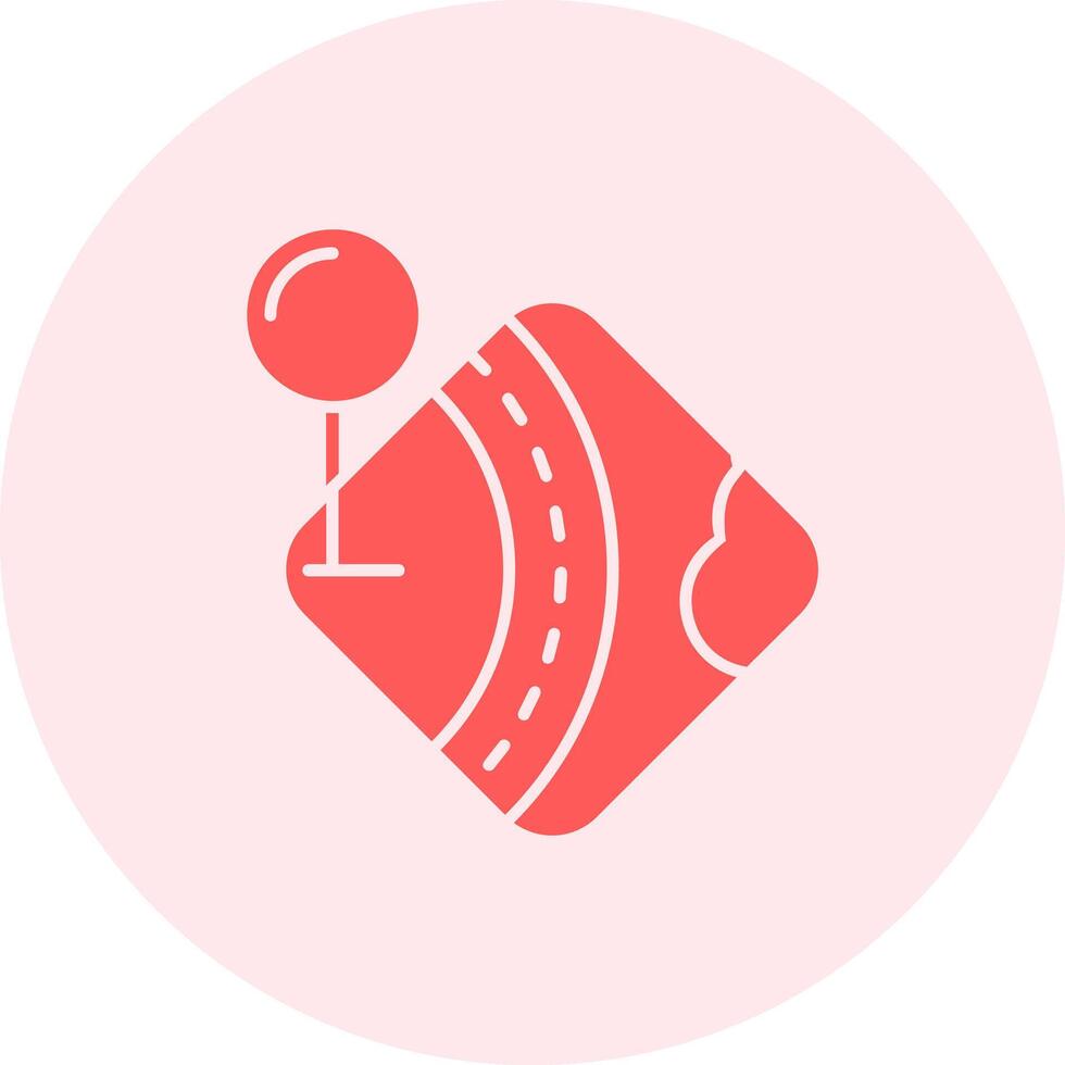 Pin Solid duo tune Icon vector