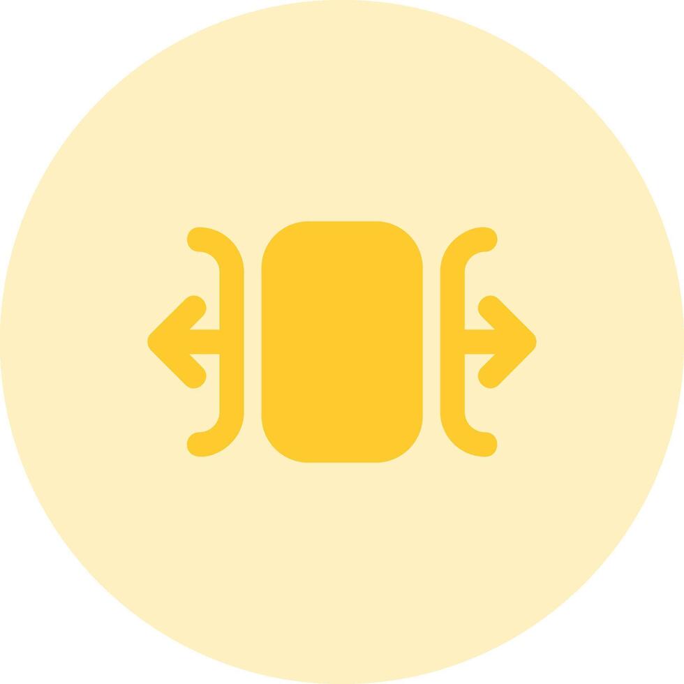 Carousel horizontal Solid duo tune Icon vector