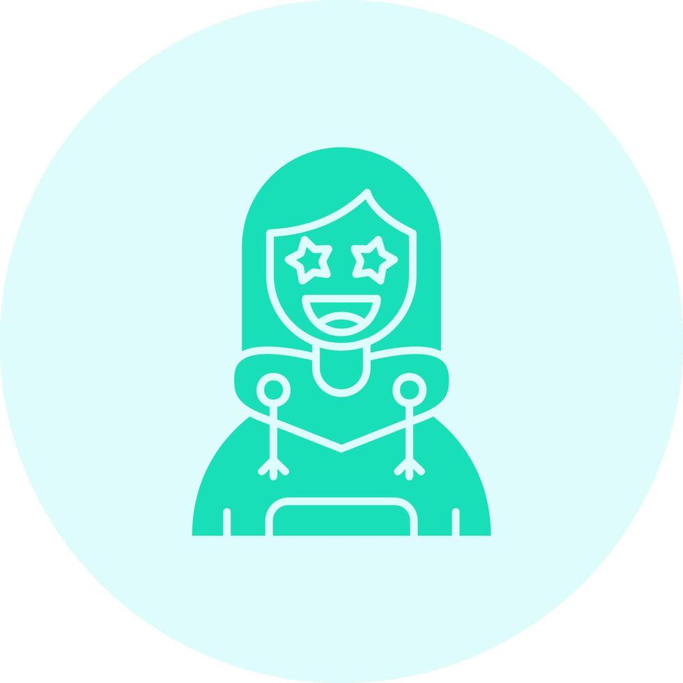 Famous Solid duo tune Icon vector