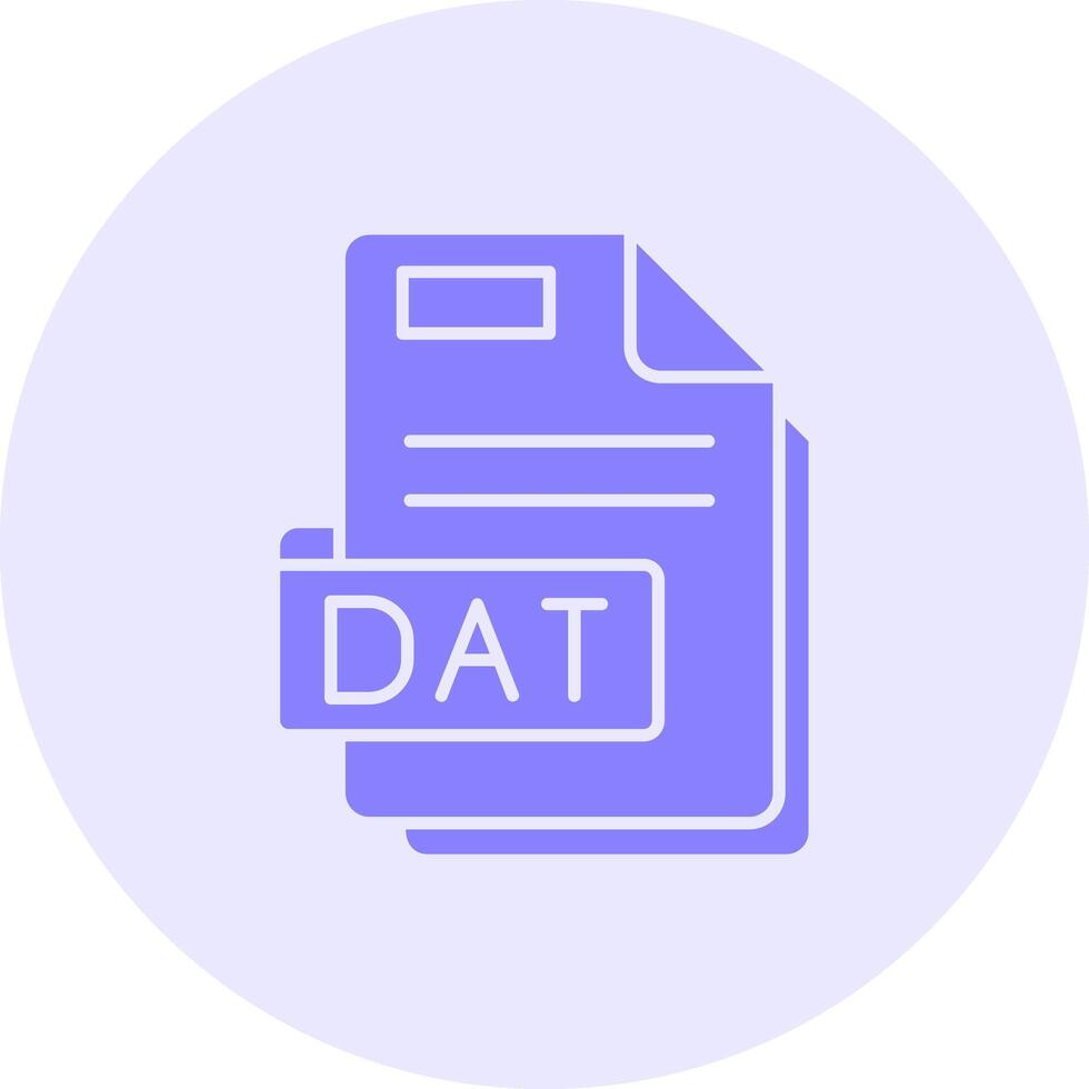 Dat Solid duo tune Icon vector