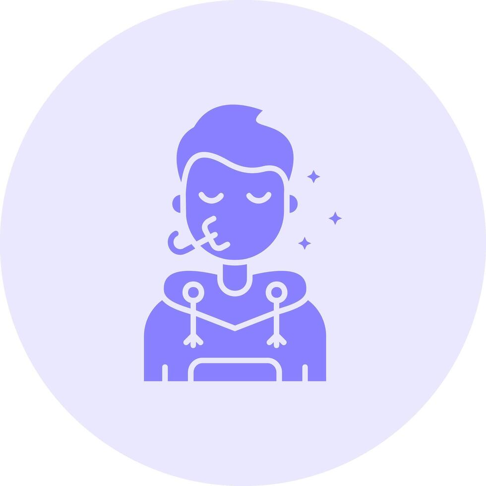 Congratulation Solid duo tune Icon vector