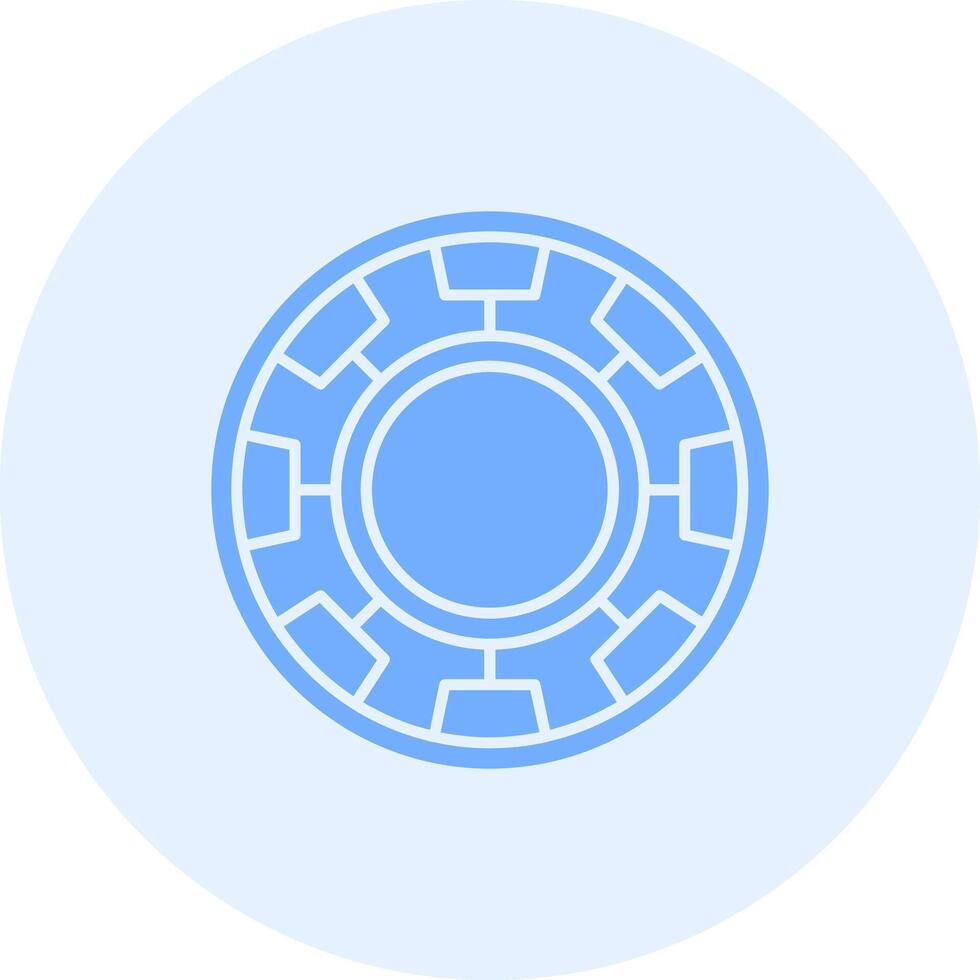 Chip Solid duo tune Icon vector