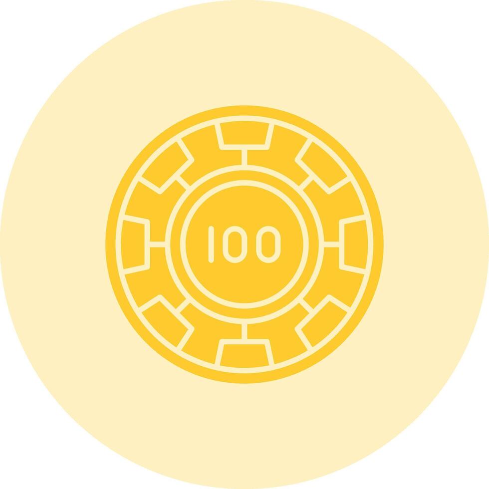 Chip Solid duo tune Icon vector