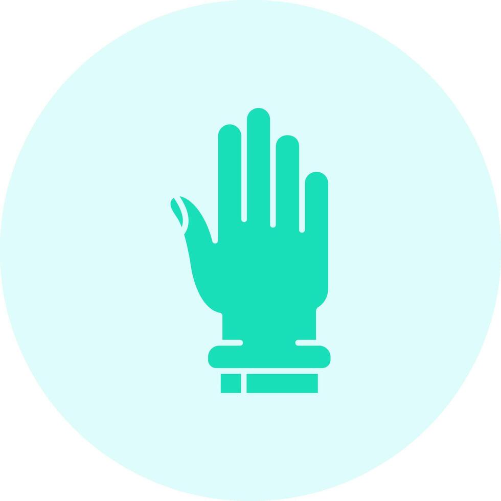 Hand Solid duo tune Icon vector