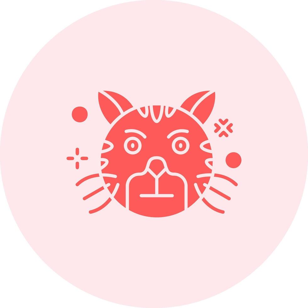 Embarrassed Solid duo tune Icon vector