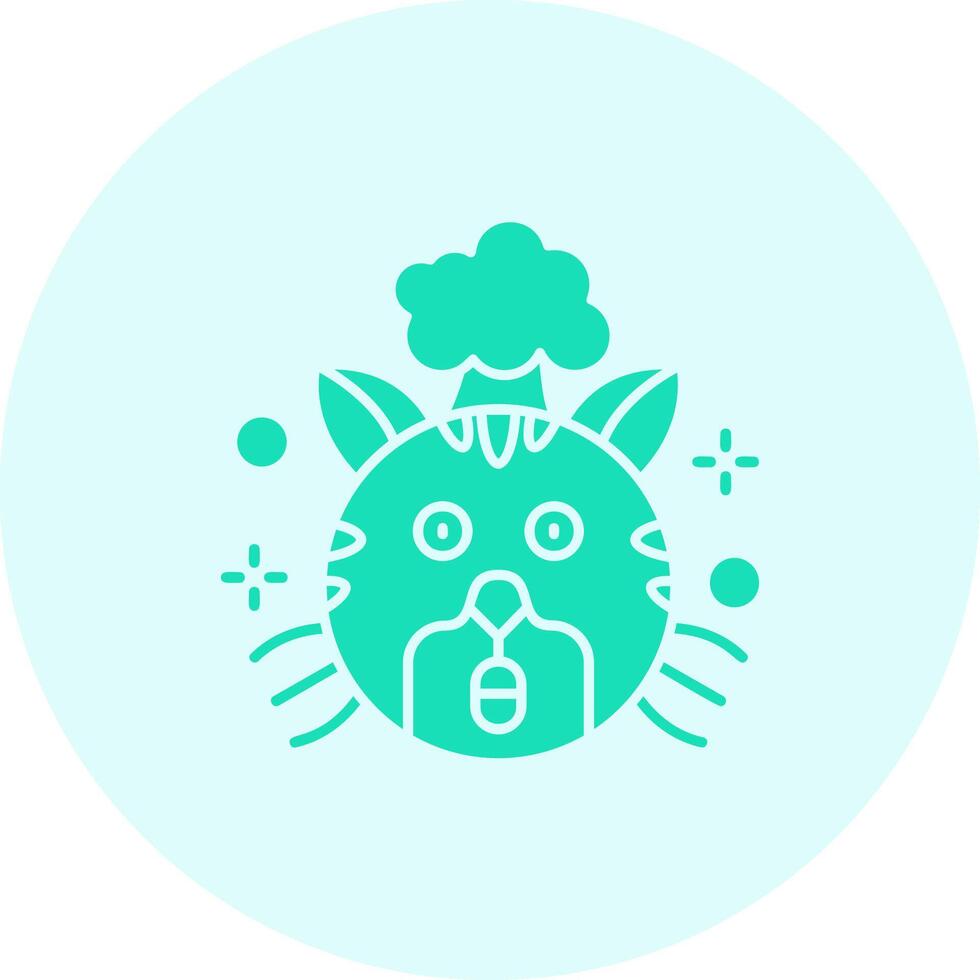 Exploding Solid duo tune Icon vector