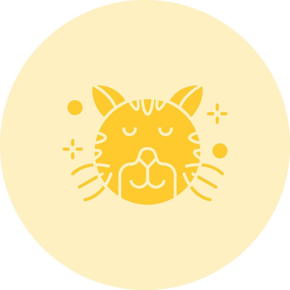 Relieved Solid duo tune Icon vector