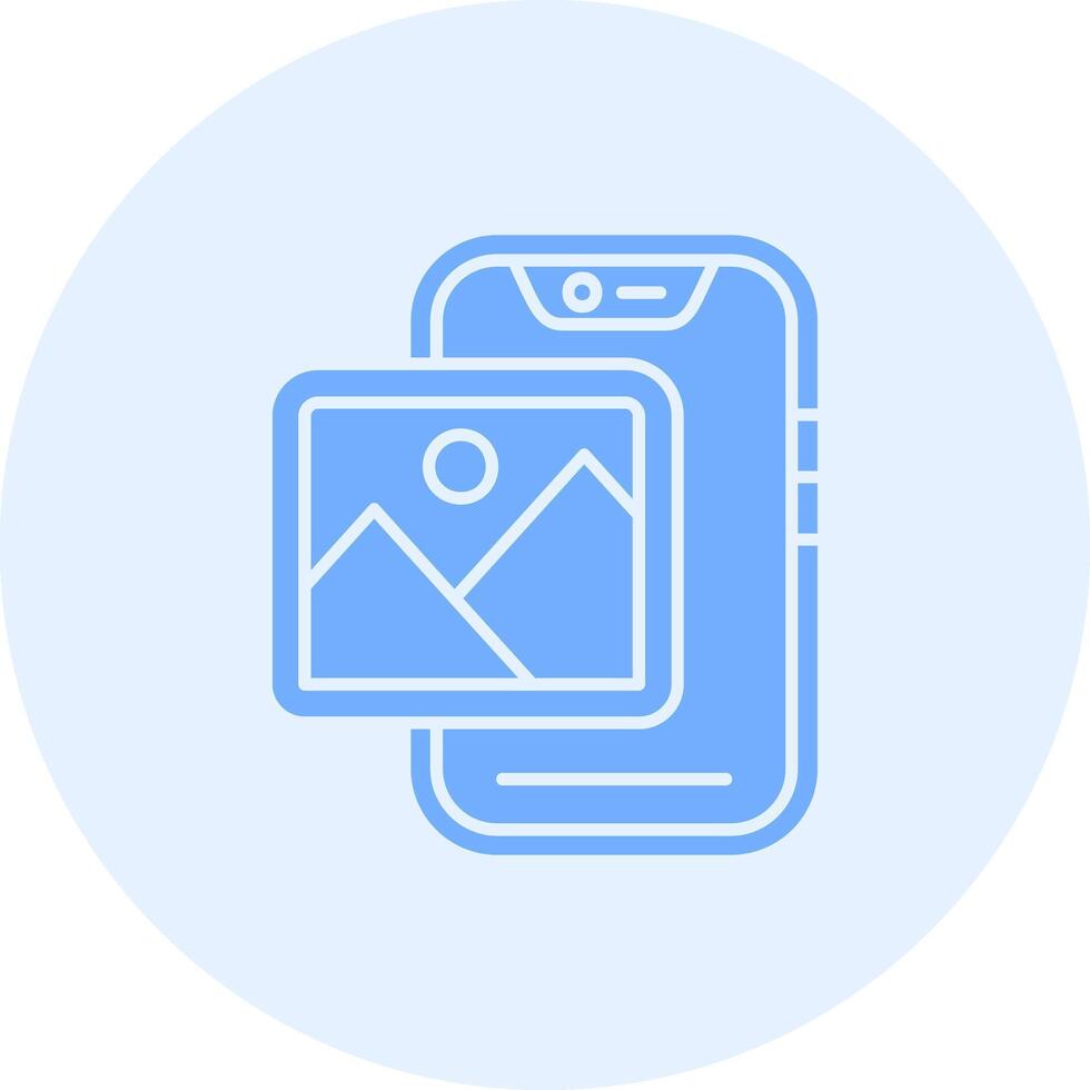 Photos Solid duo tune Icon vector