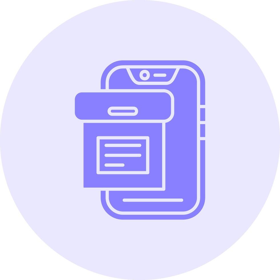 Archive Solid duo tune Icon vector