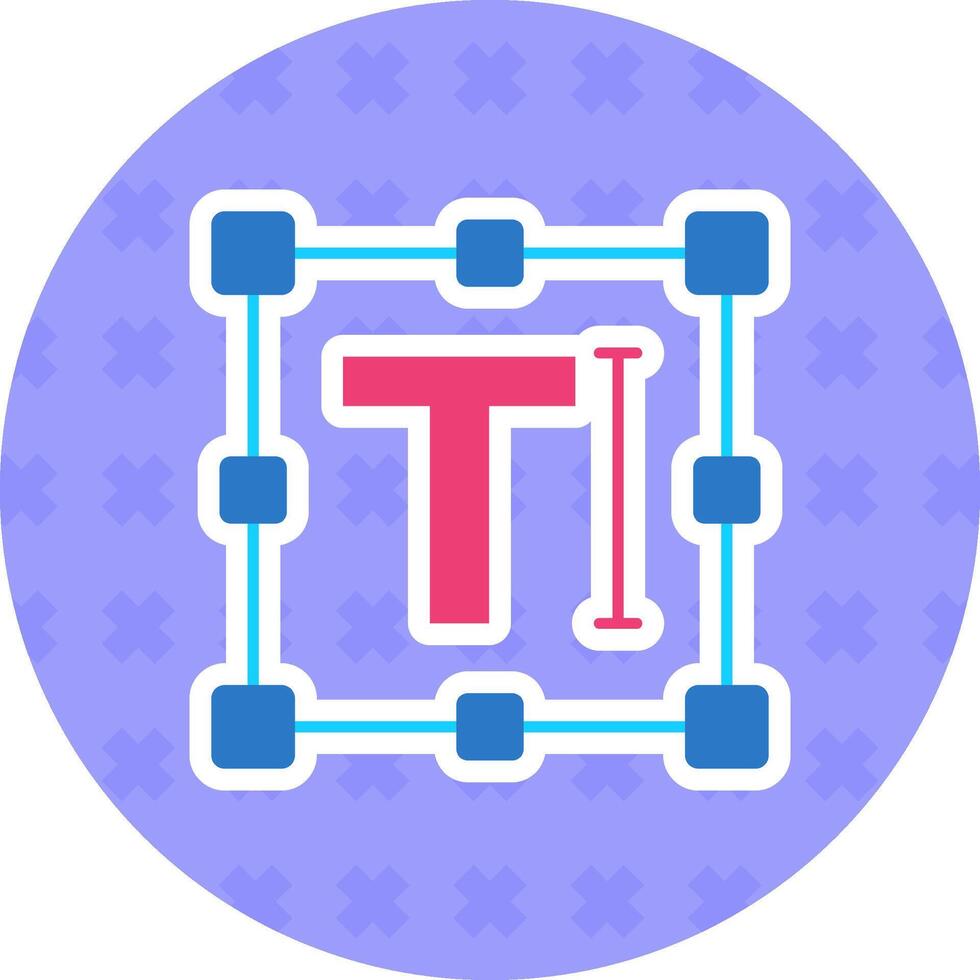 Text Solid duo tune Icon vector