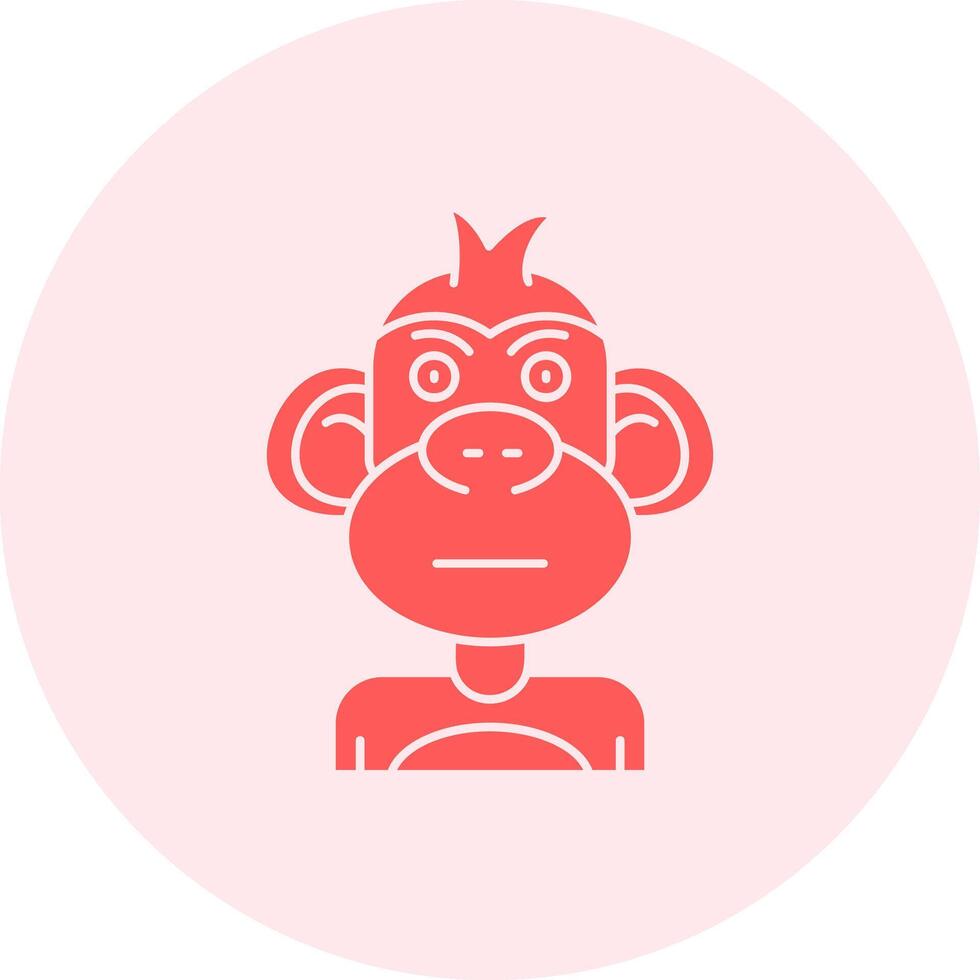 Embarrassed Solid duo tune Icon vector