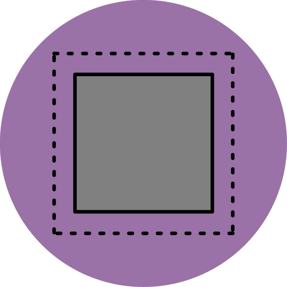 Marquee Line Filled multicolour Circle Icon vector