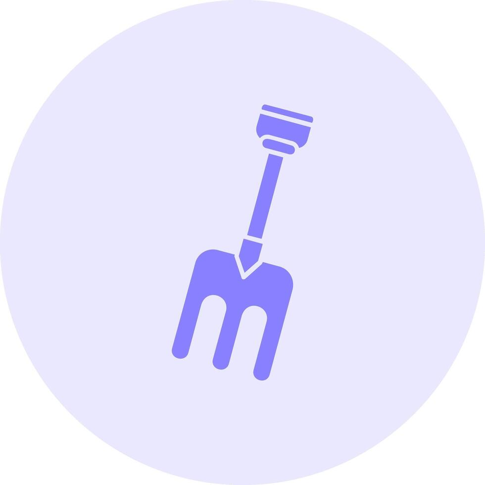 Fork Solid duo tune Icon vector