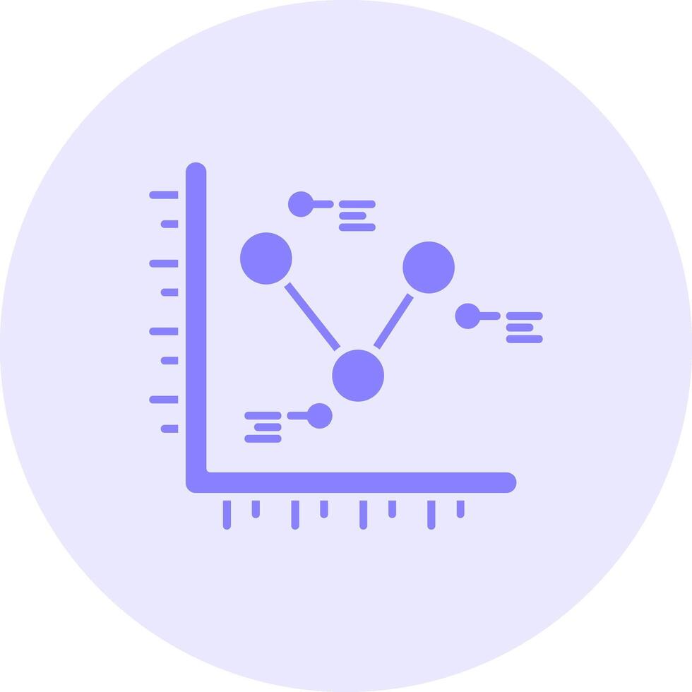 Chart Solid duo tune Icon vector