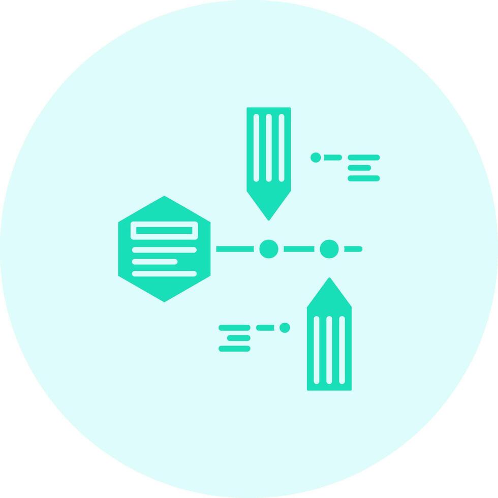 Timeline Solid duo tune Icon vector
