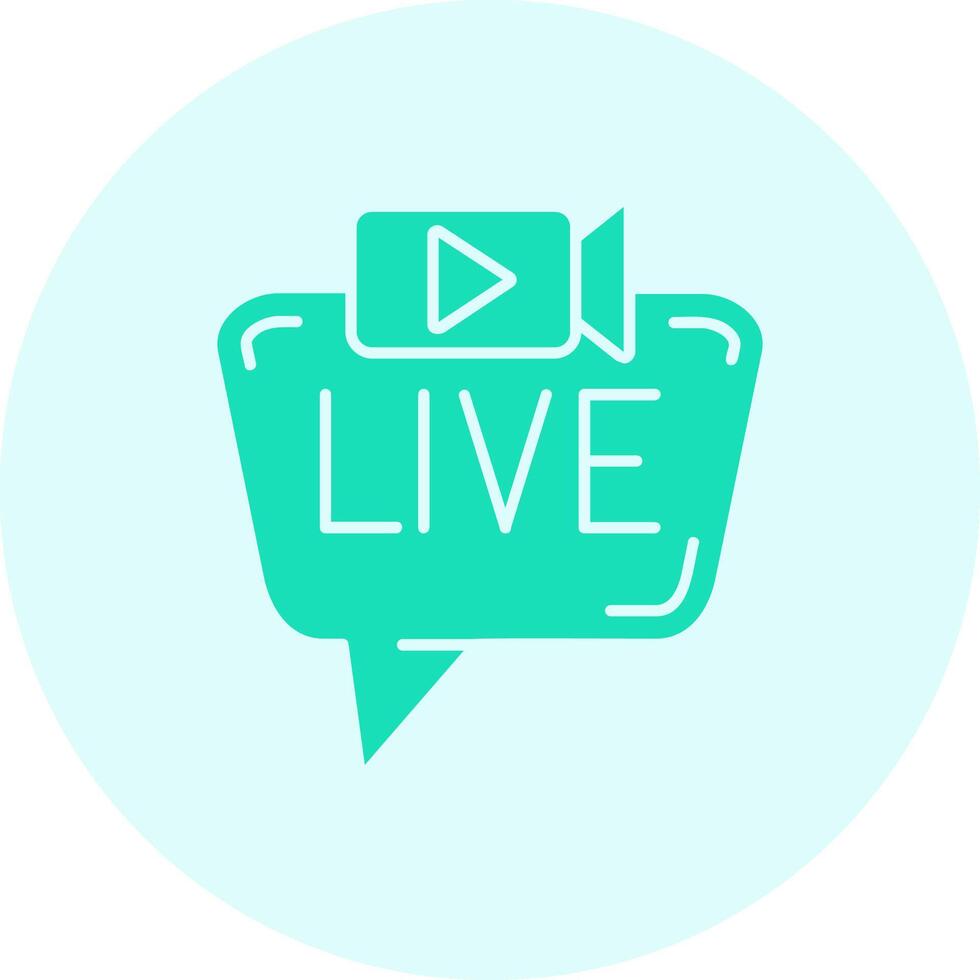 Live Solid duo tune Icon vector