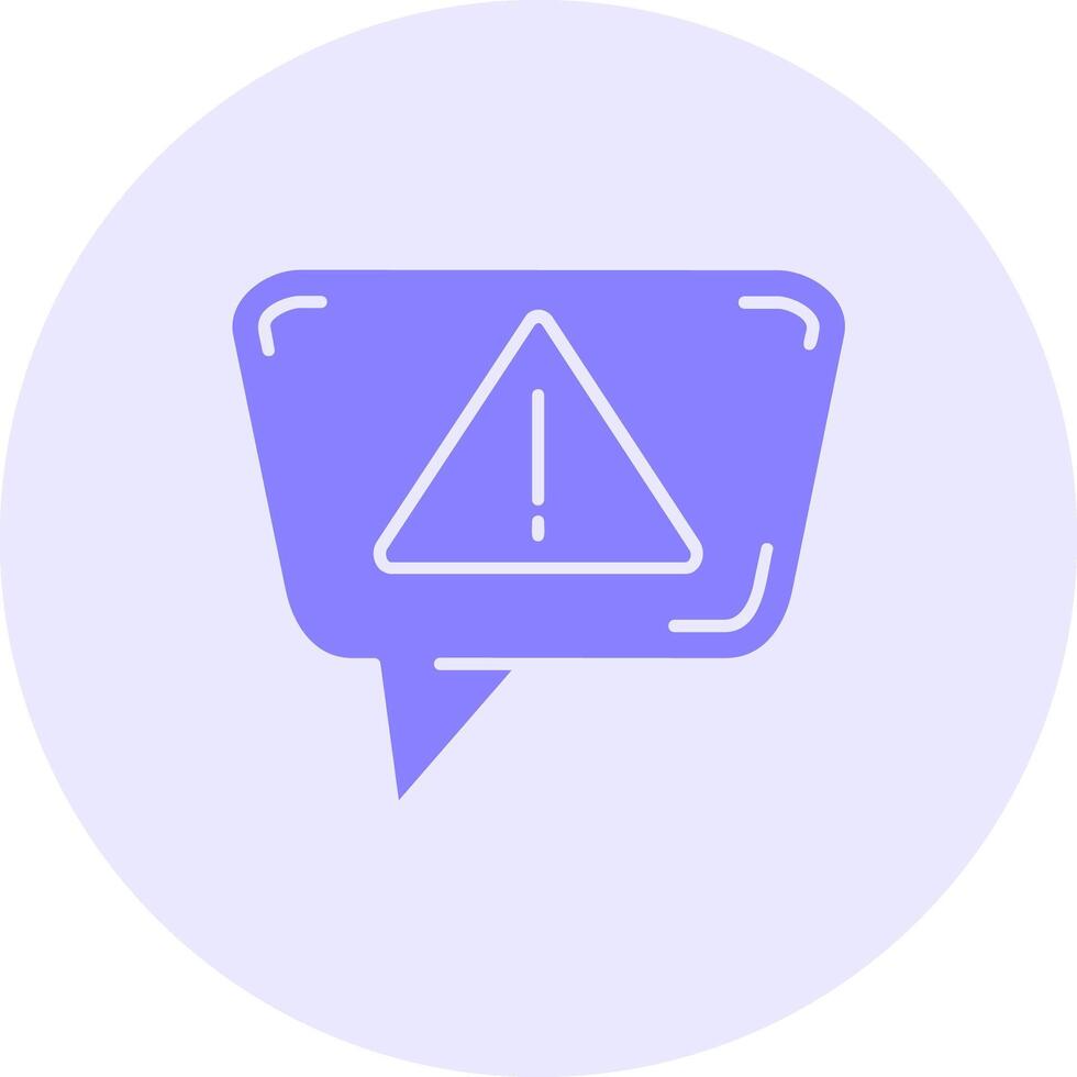 Alert Solid duo tune Icon vector