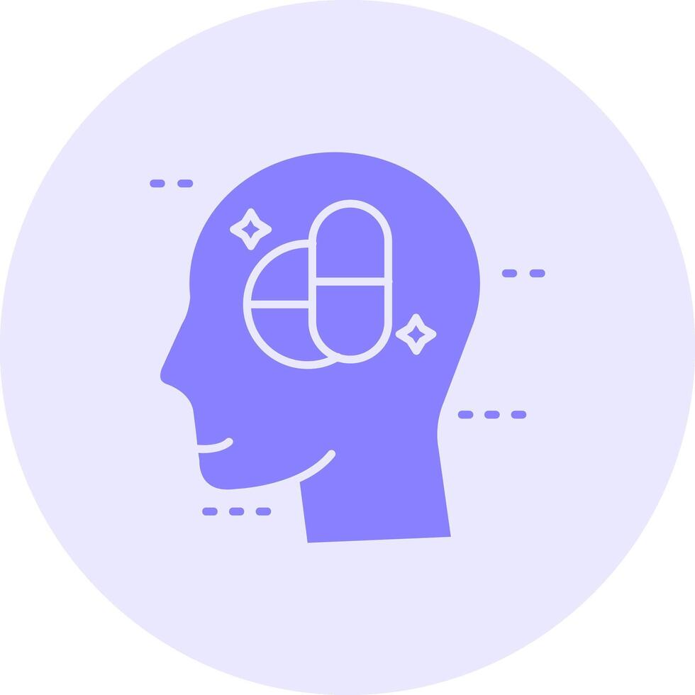 Medication Solid duo tune Icon vector