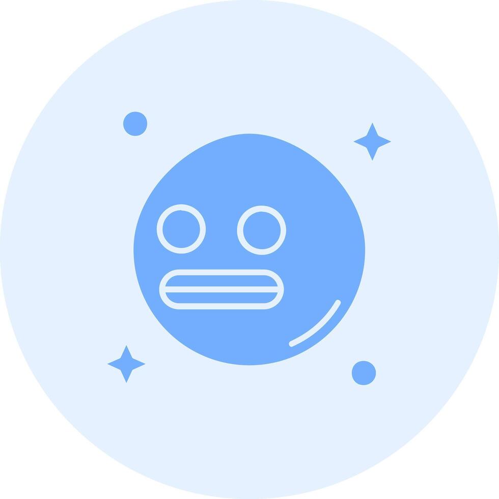 Shocked Solid duo tune Icon vector