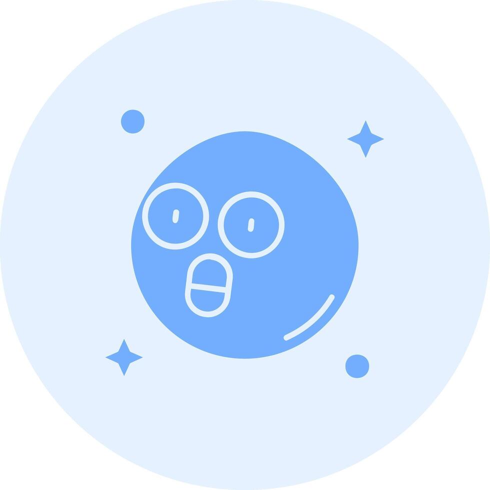 Surprised Solid duo tune Icon vector
