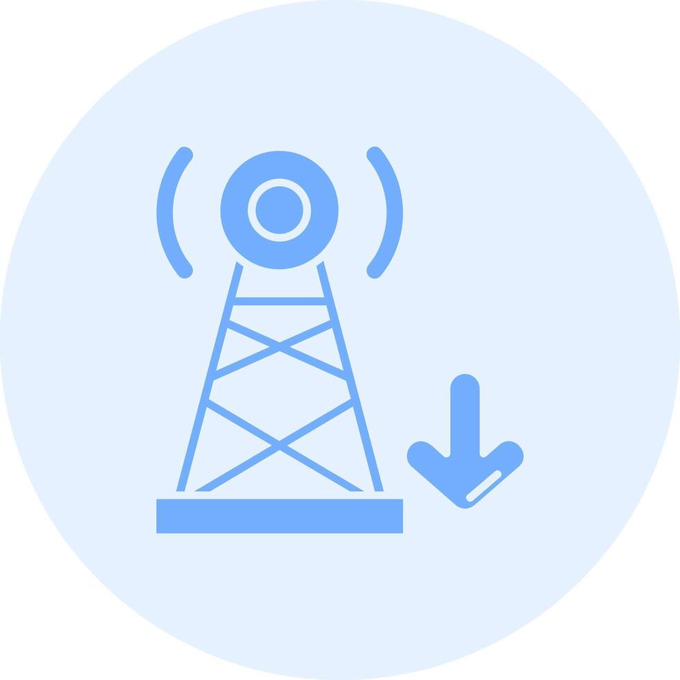 Signal Solid duo tune Icon vector