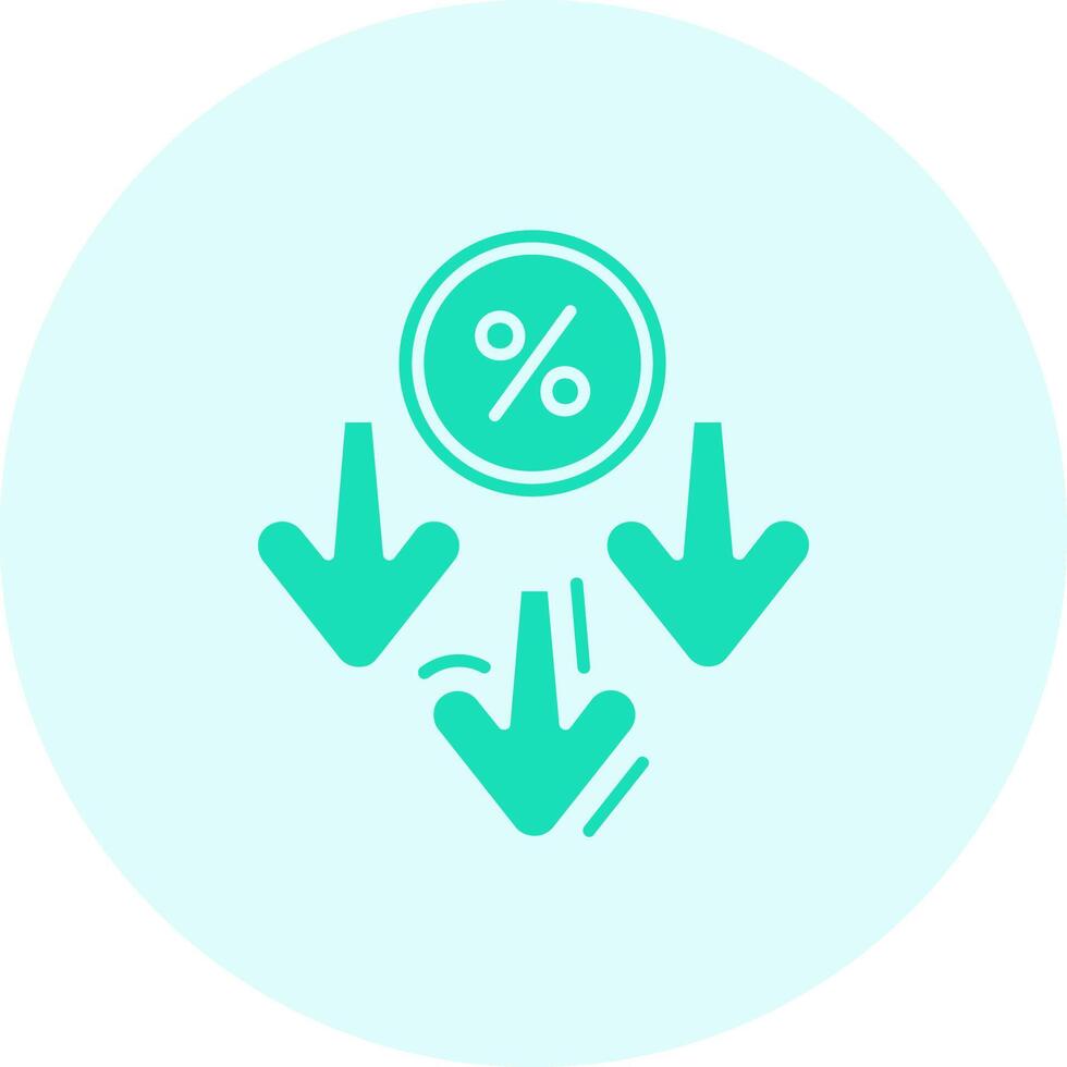 Discount Solid duo tune Icon vector