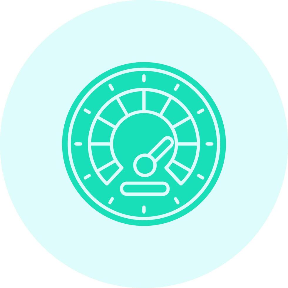 Speedometer Solid duo tune Icon vector