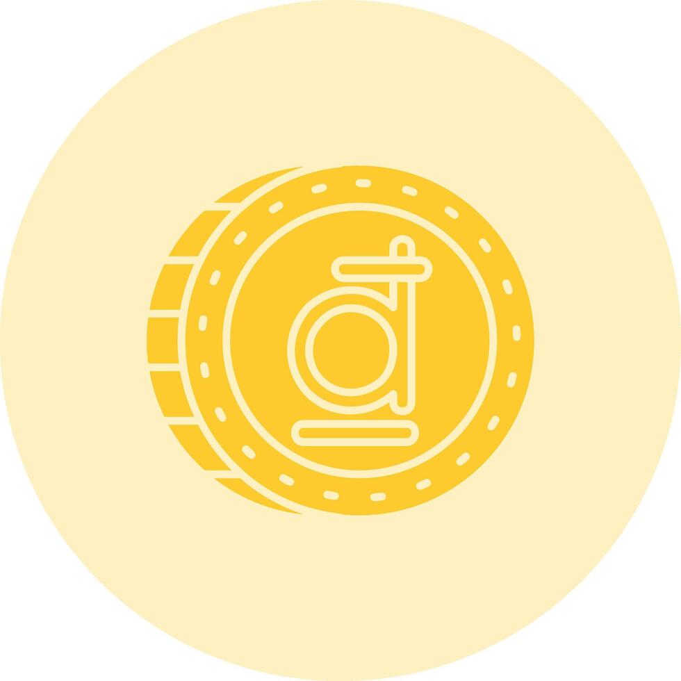 Dong Solid duo tune Icon vector
