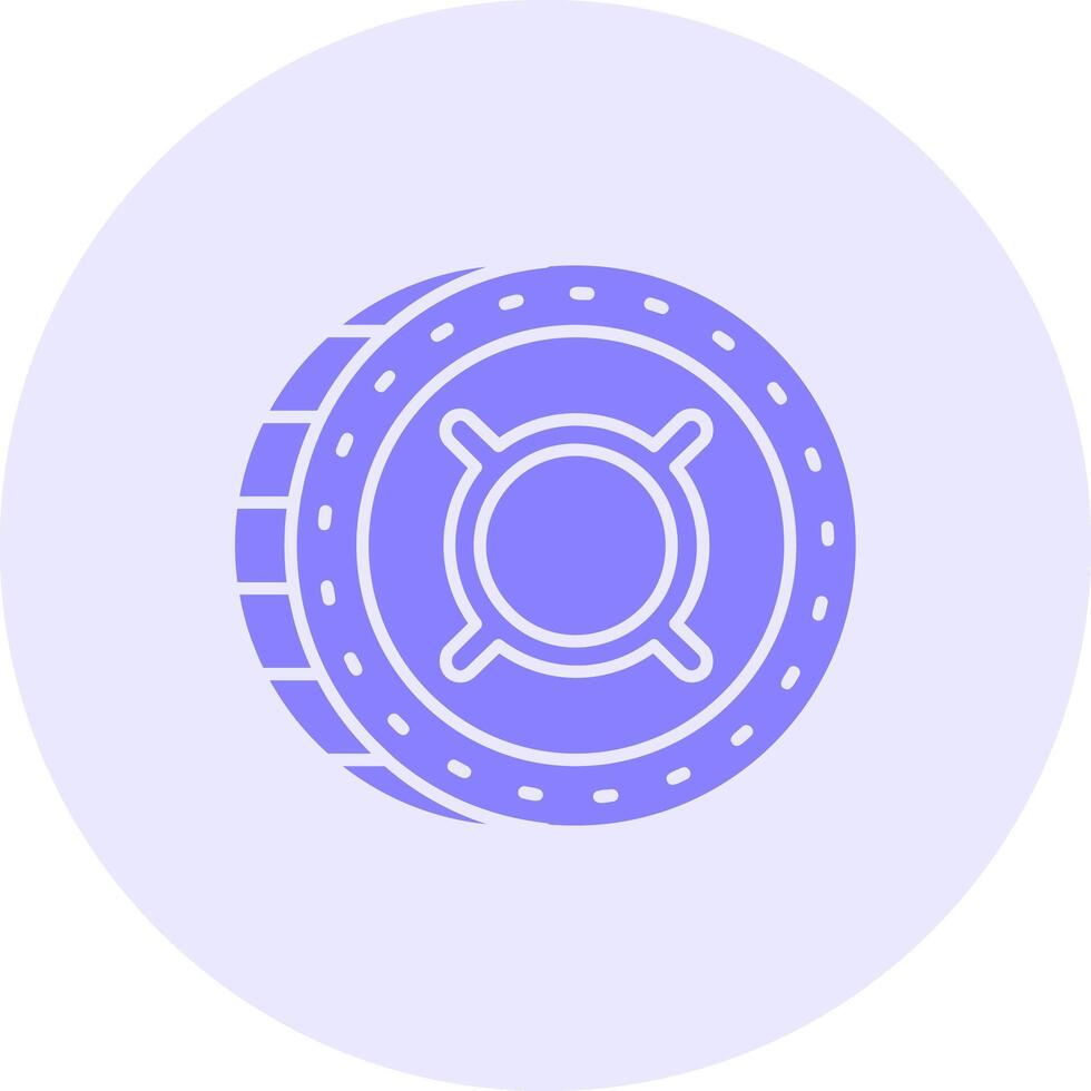 Generic Solid duo tune Icon vector