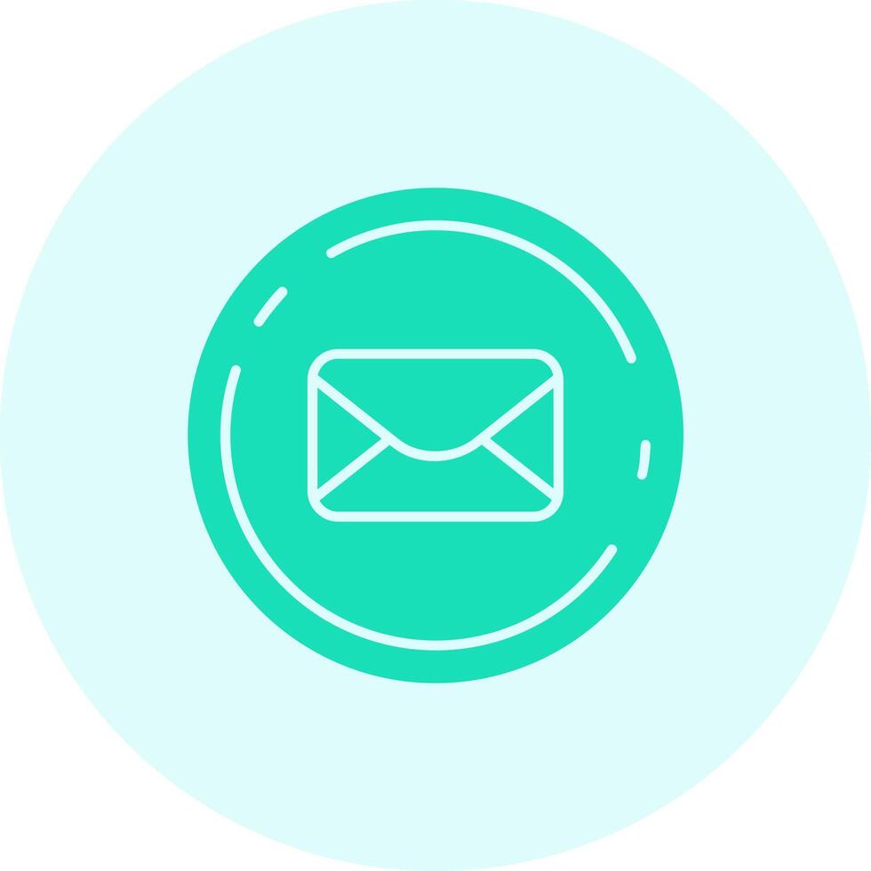 Email Solid duo tune Icon vector