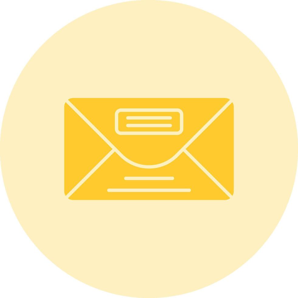 Envelope Solid duo tune Icon vector