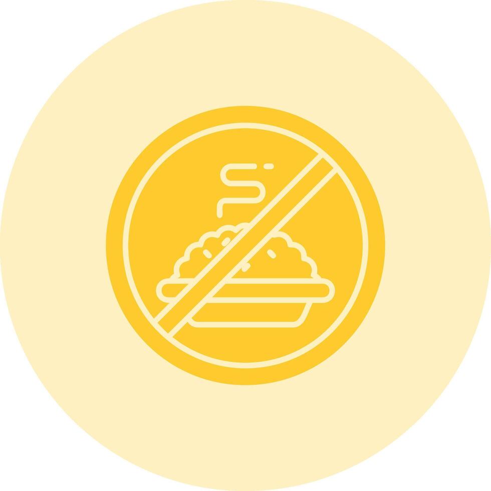 Fasting Solid duo tune Icon vector