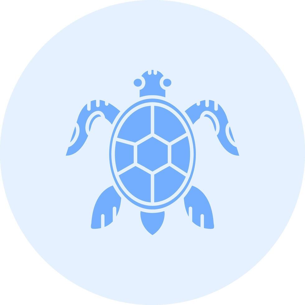 Turtle Solid duo tune Icon vector