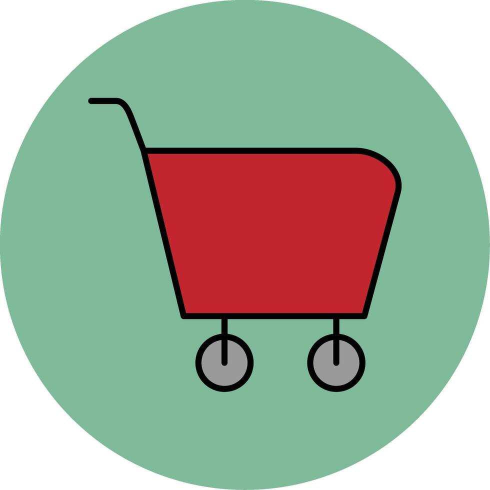 Cart Line Filled multicolour Circle Icon 37777158 Vector Art at Vecteezy