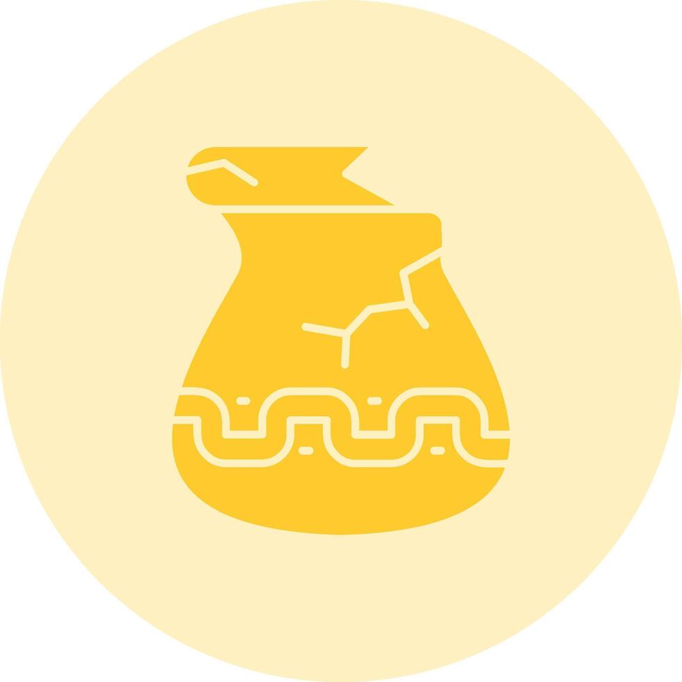 Jar Solid duo tune Icon vector