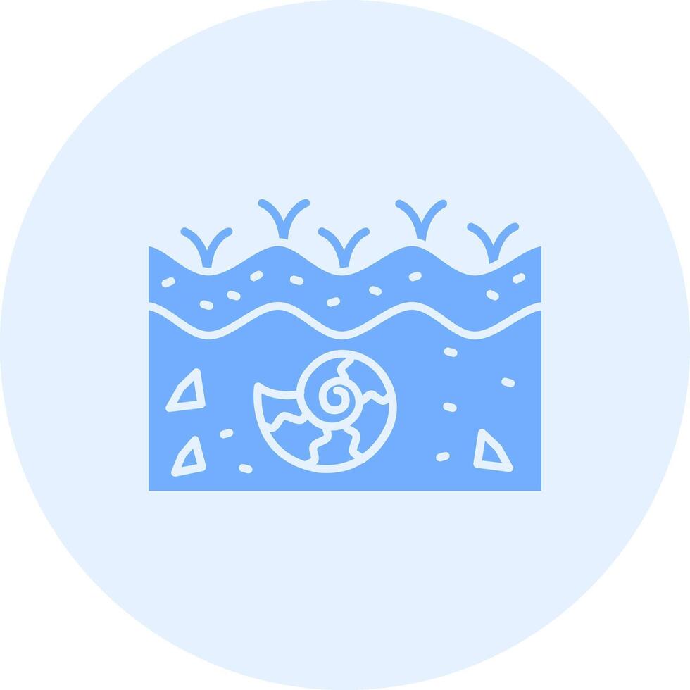 Fossil Solid duo tune Icon vector