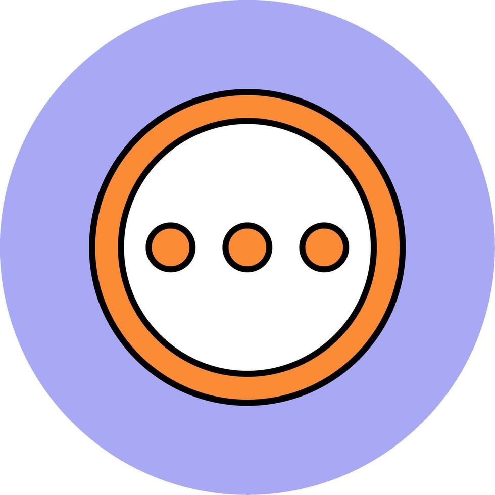 More free Line Filled multicolour Circle Icon vector