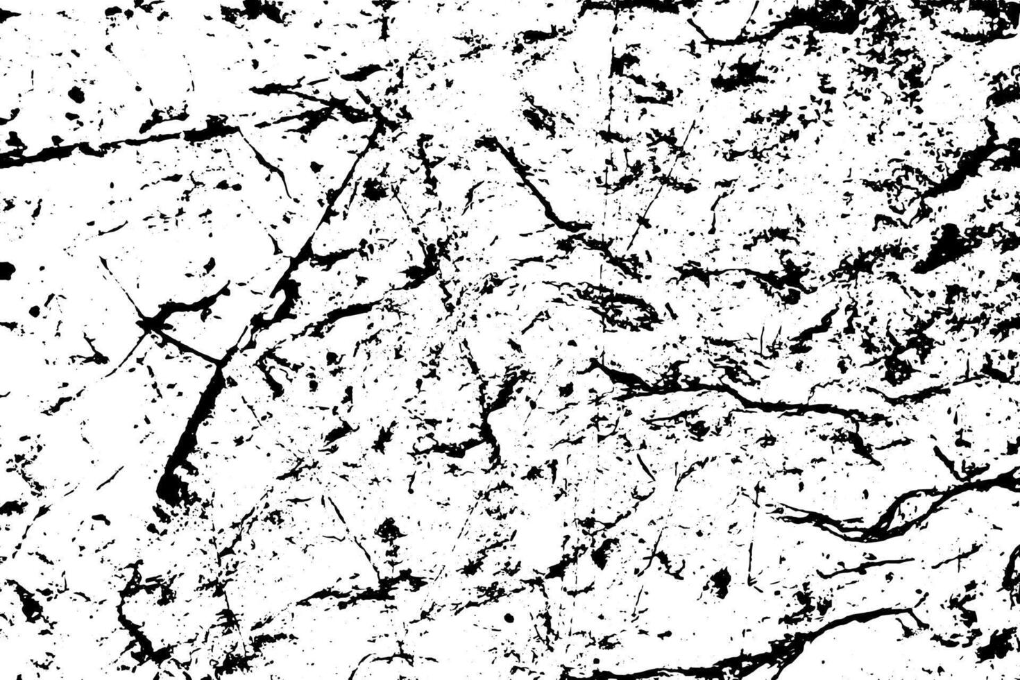 Vector grunge old concrete scratches texture. Black and white background.