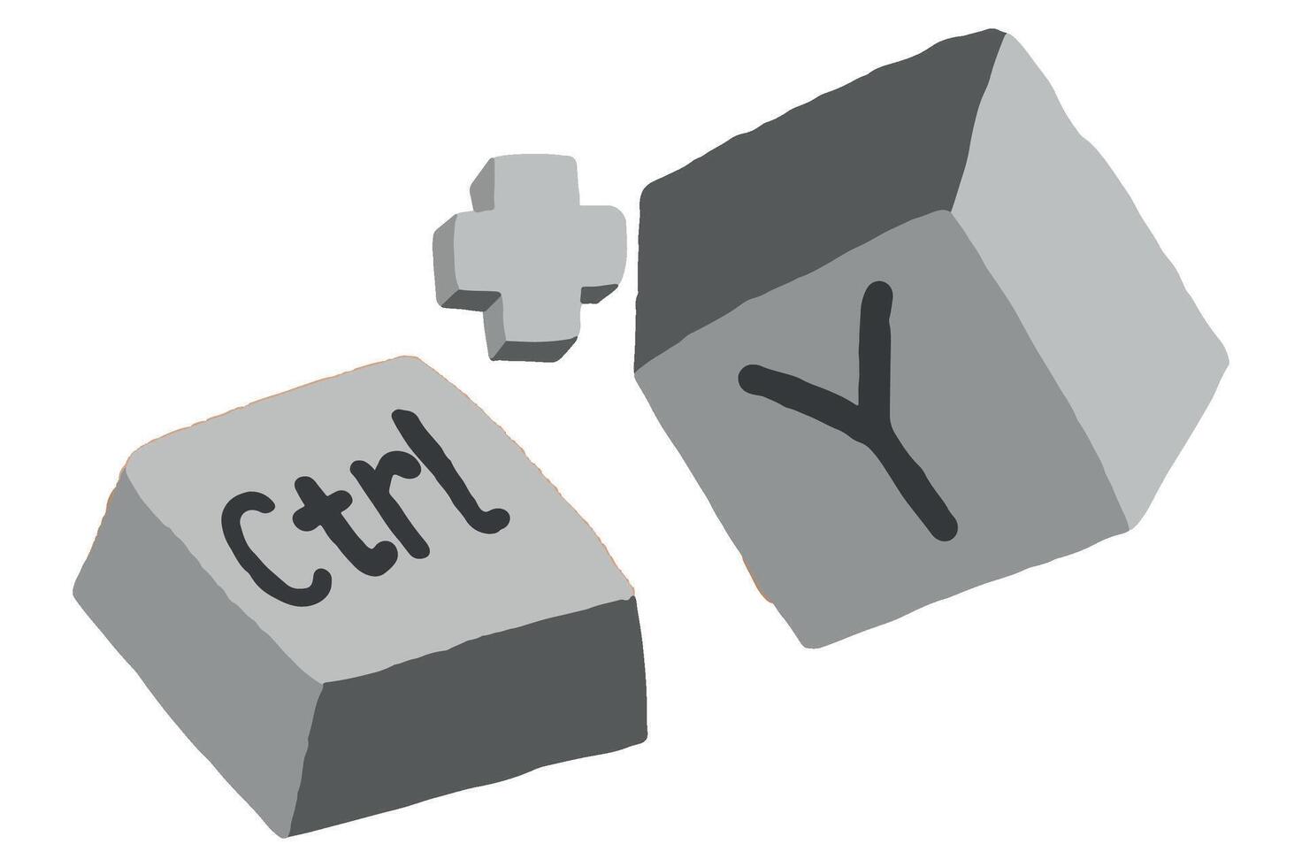 Keyboard Shortcut Buttons Vector