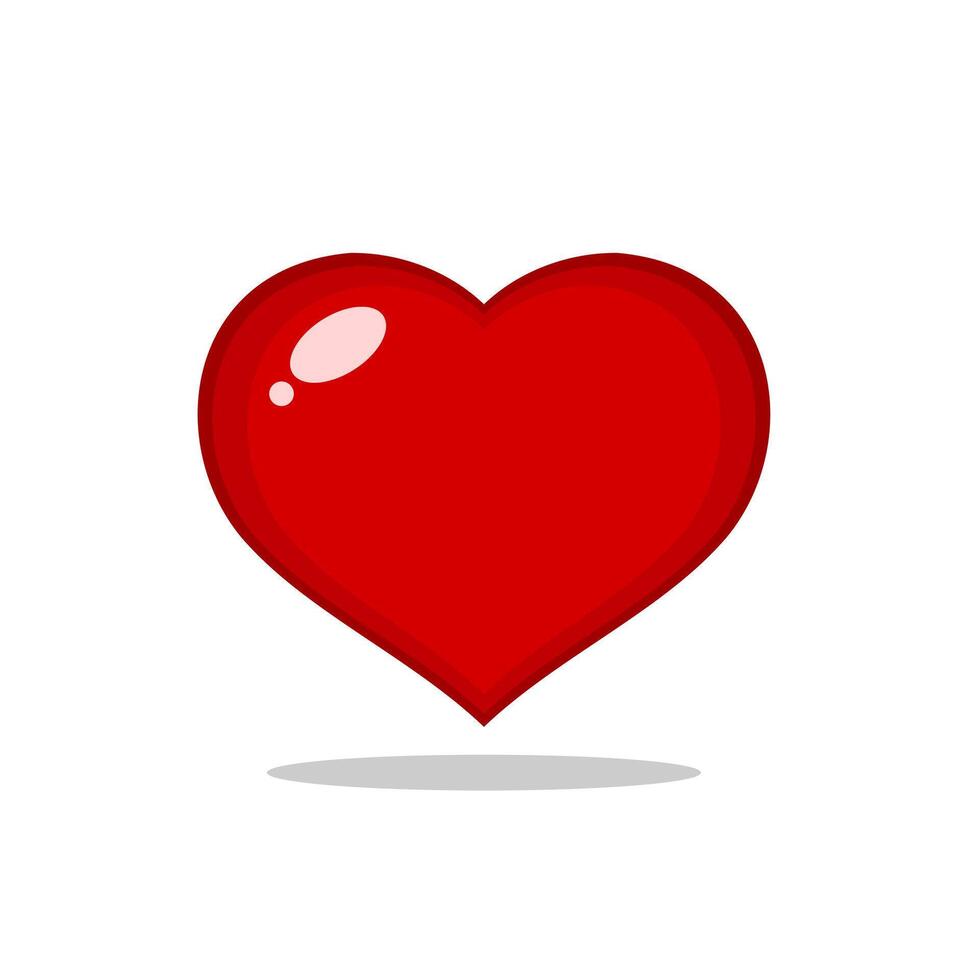 love shape or heart shape vector. valentine's day vector template.